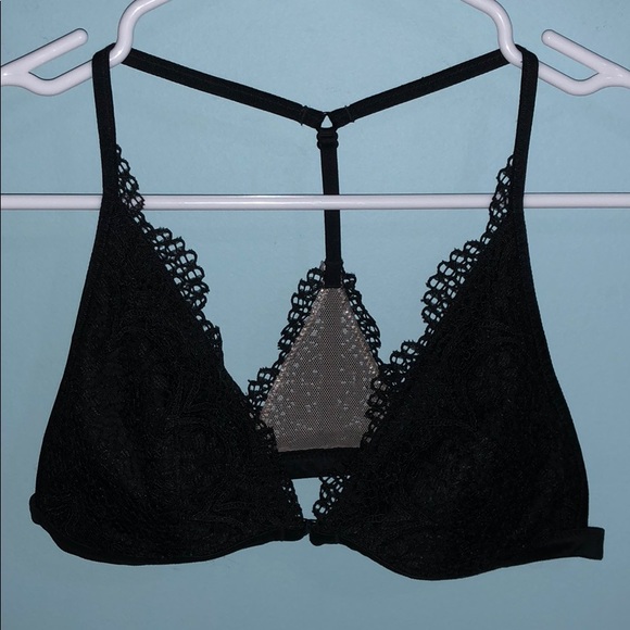 Victoria's Secret Other - Beautiful front-close black lace VS bralette NWOT
